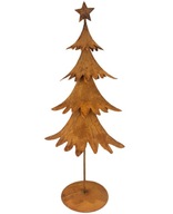 KOVOVÝ VIANOČNÝ STROMČEK 41X19X11CM Corten Loft Rust