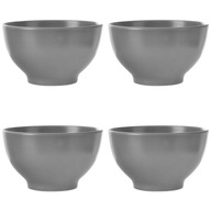 4x Bowl BOWL šedá šalátová misa sada misiek
