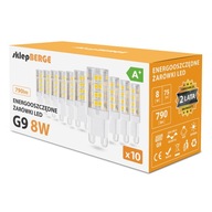 10x G9 LED žiarovka 8W=75W 790lm 3 BERGE FARBY 10x G9 LED žiarovka 8W=75W 790lm 3 BERGE FARBY