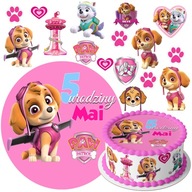 SÚPRAVA TORTOVÝCH KOLÁČOV PAW PATROL + POSTAVY + TEXT SÚPRAVA TORTOVÝCH KOLÁČOV PAW PATROL + POSTAVY + TEXT