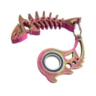 KEYRAMBIT KEYSPINNER Prívesok na kľúče Keychain FLEXI SHARK SET Dragon Fruit KEYRAMBIT KEYSPINNER Prívesok na kľúče Keychain FLEXI SHARK SET Dragon Fruit