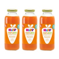 HiPP BIO Šťavnatá mrkvová šťava vylisovaná 3x330ml HiPP BIO Šťavnatá mrkvová šťava vylisovaná 3x330ml