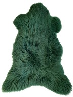 Prírodne farbená koža zelená 110-130 cm