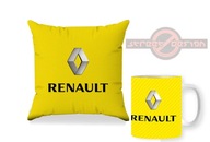 .Súprava hrnčeka a vankúša Renault Yellow Stripes