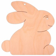 Prívesok zajac, VEĽKONOČNÝ ZAJÍC, ozdobný ornament, 7 cm