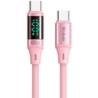 MCDODO SILNÝ SUPER RÝCHLY USB-C PD KÁBEL 100W 1,8M MCDODO SILNÝ SUPER RÝCHLY USB-C PD KÁBEL 100W 1,8M