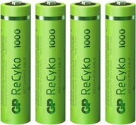 Batéria GP ReCyko+ AAA LR3 1000 950 mAh Batéria GP ReCyko+ AAA LR3 1000 950 mAh
