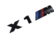 Odznak M-Power X 1 v lesklej čiernej farbe pre BMW