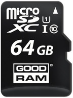 PAMÄŤOVÁ KARTA microSD GOODRAM UHS1 CL10 64GB + ADA