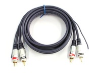 CINCH kábel zosilňovača 2x RCA + CONTROL 2,5 m CINCH kábel zosilňovača 2x RCA + CONTROL 2,5 m