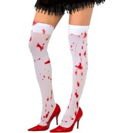 THINK HIGH SOCKS krvavé HALLOWEENSKÉ pančuchy THINK HIGH SOCKS krvavé HALLOWEENSKÉ pančuchy