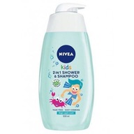 NIVEA KIDS 2v1 gél a šampón, vôňa jablko karamelová, 500ml NIVEA KIDS 2v1 gél a šampón, vôňa jablko karamelová, 500ml