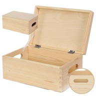 Drevený box s ušami, drevený box 30x20 s EKO vekom Drevený box s ušami, drevený box 30x20 s EKO vekom