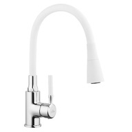 WHITE SINK batéria s flexibilným výtokom WHITE SINK batéria s flexibilným výtokom
