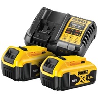 Sada 2 x 18V 5,0 Ah Li-Ion batéria + nabíjačka DeWalt