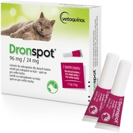 Dronspot Odčervenie veľkých mačiek 5-8kg 2 x 1,12ml Dronspot Odčervenie veľkých mačiek 5-8kg 2 x 1,12ml