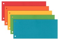 Dištančné podložky ESSELTE 1/3 A4 100 kusov, mix farieb
