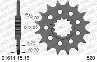 AFAM PREDNÉ OZNAČENIE #520 15 ZUB YAMAHA MT 10 SP AFAM PREDNÉ OZNAČENIE #520 15 ZUB YAMAHA MT 10 SP