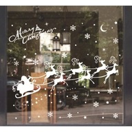 Vianočné samolepky na okná NKD01