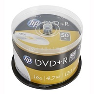 HP DVD+R, DRE00026-3, 69319, 4,7 GB, 16x, vreteno, 50-balenie, nemožno použiť