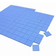 Thermopad 100ks 10x10x0,5mm 3WmK Thermopad GPU CPU Thermopad 100ks 10x10x0,5mm 3WmK Thermopad GPU CPU