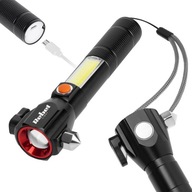 LED taktická baterka kladivo nôž nabíjateľný rebel LED taktická baterka kladivo nôž nabíjateľný rebel