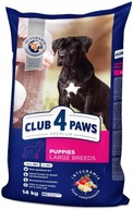 CLUB 4 PAWS suché krmivo pre šteňatá veľkých plemien 14 kg CLUB 4 PAWS suché krmivo pre šteňatá veľkých plemien 14 kg