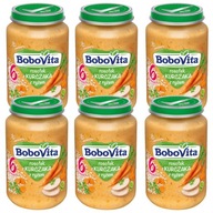 BOBOVITA Slepačí vývar s ryžou, 6x190g BOBOVITA Slepačí vývar s ryžou, 6x190g