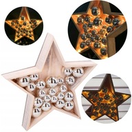 Dekorácia GRUNDIG STAR LED drevené čačky Dekorácia GRUNDIG STAR LED drevené čačky
