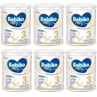 6 x BEBIKO PRO+ 3 UPRAVENÉ MLIEKO 12m+ 700g