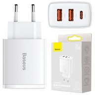 2x USB USB-C nástenná nabíjačka | QC 3.0 PD 30W 2x USB USB-C nástenná nabíjačka | QC 3.0 PD 30W
