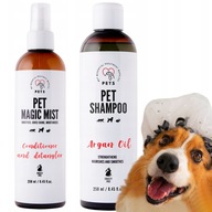 ŠAMPÓN S ARGANOVÝM OLEJOM pre psov 250 ml + hmla pre domáce zvieratá 250 ml ŠAMPÓN S ARGANOVÝM OLEJOM pre psov 250 ml + hmla pre domáce zvieratá 250 ml
