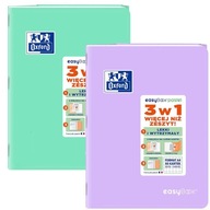 PP zápisník s vreckom A4 OXFORD easyBook Pastel x2