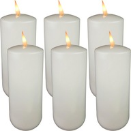SADA 6 VEĽKÝCH VLOŽIEK DO SVIEČKY LED 18 cm PRE EFEKT PLAMEŇA BATÉRIE R6 SADA 6 VEĽKÝCH VLOŽIEK DO SVIEČKY LED 18 cm PRE EFEKT PLAMEŇA BATÉRIE R6