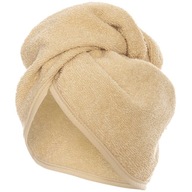 UTERÁK NA VLASY FROTTE, TURBAN BÉŽOVÁ HLAVA UTERÁK NA VLASY FROTTE, TURBAN BÉŽOVÁ HLAVA