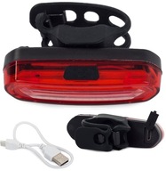 ZADNÉ SVETLO NA BICYKEL 4 COB LED FUNKCIE nabíjateľné