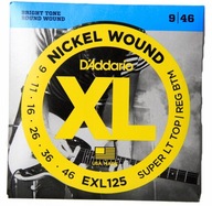 Struny pre elektrickú gitaru D'Addario EXL 9-46