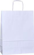 Biela papierová taška 24x10x32 240x100x320 A4