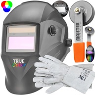 AUTOMATIMOVACIA PRILBA TRUE COLOR ZVÁRACIA MASKA + RUKAVICE + TRÁVA AUTOMATIMOVACIA PRILBA TRUE COLOR ZVÁRACIA MASKA + RUKAVICE + TRÁVA