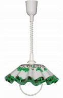 Kuchynská lampa PLEXI, biela, vzor 7, ZELENÁ a zlatá Kuchynská lampa PLEXI, biela, vzor 7, ZELENÁ a zlatá