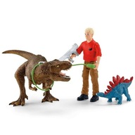 Schleich 41465 Tyrannosaurus Rex Stegosaurus dinosaury Schleich 41465 Tyrannosaurus Rex Stegosaurus dinosaury