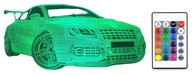 3D LED LAMPA NISSAN GTR AUTOFARBY + DIAĽKOVÉ OVLÁDANIE 3D LED LAMPA NISSAN GTR AUTOFARBY + DIAĽKOVÉ OVLÁDANIE