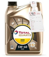 Motorový olej Total Quartz 9000 Energy 5w40 5L