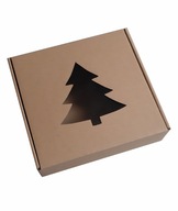 Krabice na vianočný stromček s oknom 200x200x50 10 ks Krabice na vianočný stromček s oknom 200x200x50 10 ks