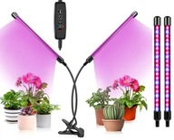 2x GROW 40 LED lampa TIMER súprava na pestovanie rastlín
