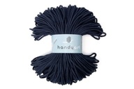 Macrame šnúra, pletená riflovina 5mm 100m PREMIUM Macrame šnúra, pletená riflovina 5mm 100m PREMIUM