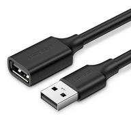 Ugreen krátky USB 2.0 predlžovací kábel 0,5m čierny