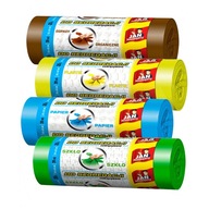 TAŠKY na triedenie, sada ESSENTIAL, 35l, 20ks x 4 TAŠKY na triedenie, sada ESSENTIAL, 35l, 20ks x 4