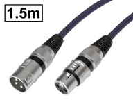 Kábel XLR/wt-XLR/gn 3P HQ VITALCO 1,5m Kábel XLR/wt-XLR/gn 3P HQ VITALCO 1,5m