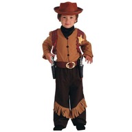 Hnedý kovbojský šerif OUTFIT WILD WEST, 4-5 rokov Hnedý kovbojský šerif OUTFIT WILD WEST, 4-5 rokov